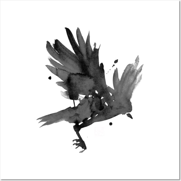 crow Wall Art by pechane